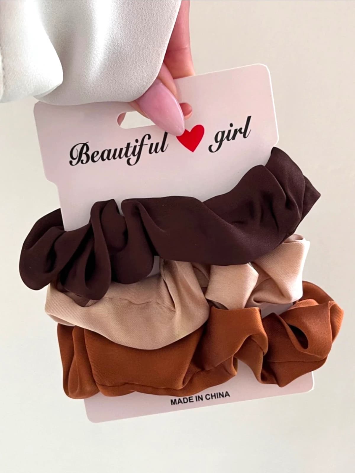 Set scrunchies lisos 3M