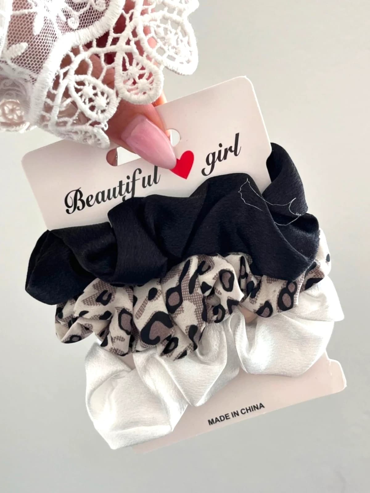 Set scrunchies Print NB